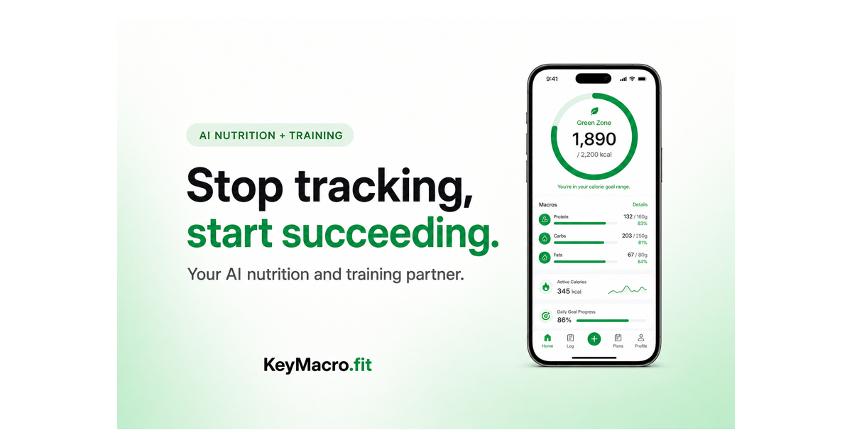 KeyMacro.fit — AI nutrition and training platform